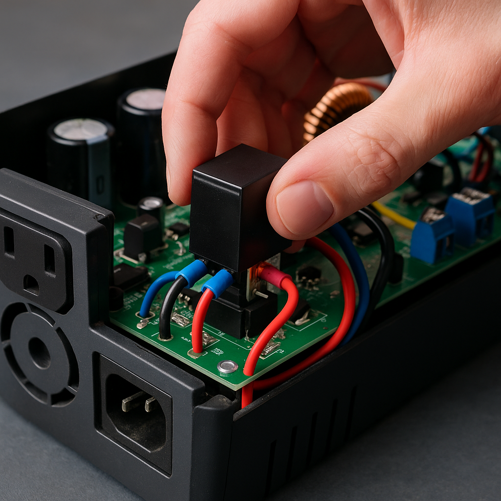 Read more about the article تعمیر رله یو پی اس | عیب‌یابی تخصصی و تعویض رله UPS